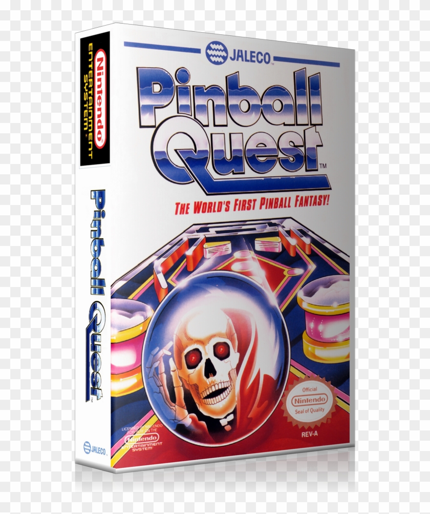 Nes Pinball Quest Retail Game Cover To Fit A Ugc Style Clipart (22705