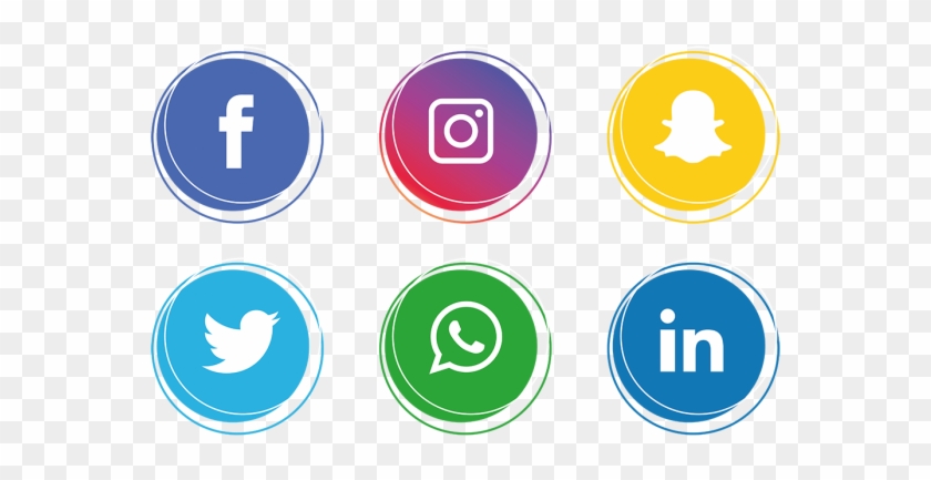 Facebook E Instagram Png - Transparent Background Social Media Icons Png Clipart