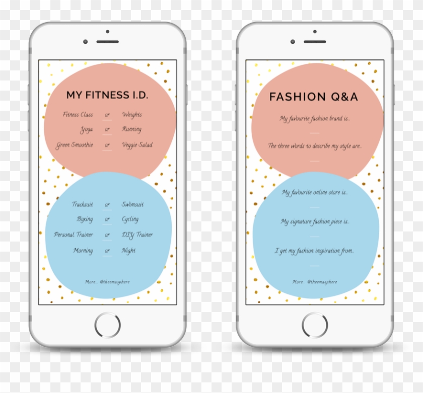 Q&a Instagram Story Template From Theemasphere - Iphone Clipart #23039