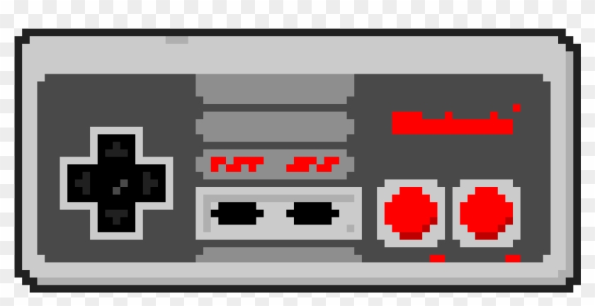 Nes Controller - Nes Controller Pixel Art Clipart