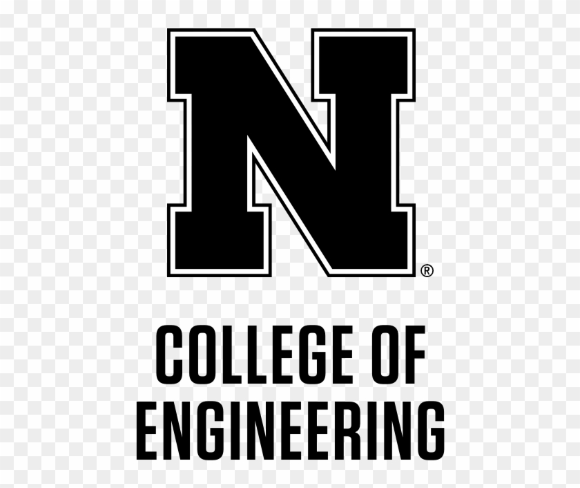 Black N Over 2-line College Of Engineering Word Mark - Graphics Clipart