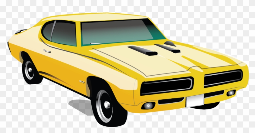 Pontiac Gto Muscle Car Png Clipart - Muscle Car Clipart Free Transparent Png
