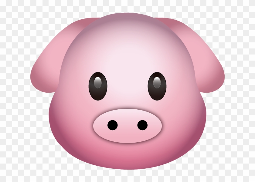 Download Pig Emoji - Pig Emoji Png Clipart #23565