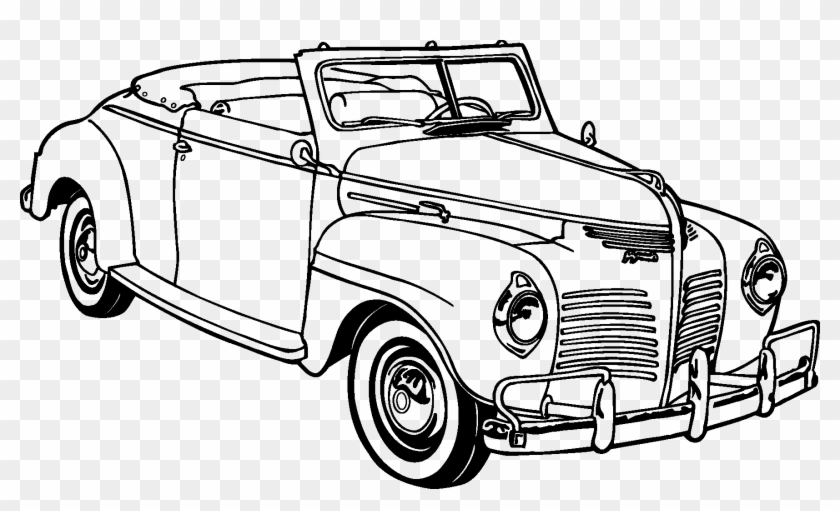 Download Vintage Car Tile Coaster Png Images Background - Great Gatsby Car Clip Art Transparent Png