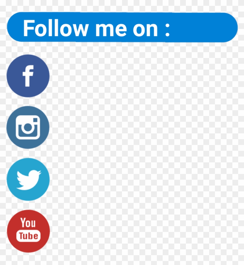 Followme Followmeon Follow Instagram Facebook Twitter - Instagram Clipart