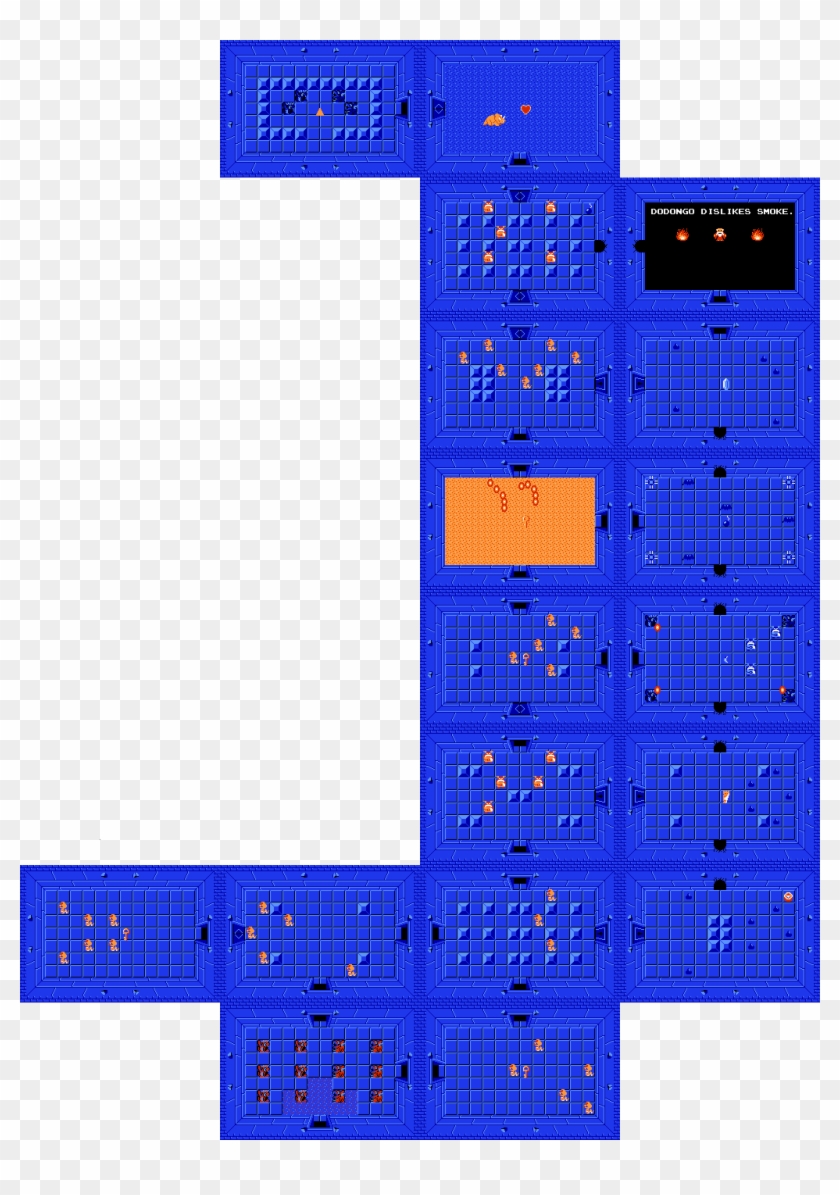Collection Of Legend Of Zelda Nes Map And Walkthrough - Legend Of Zelda Level 2 Clipart