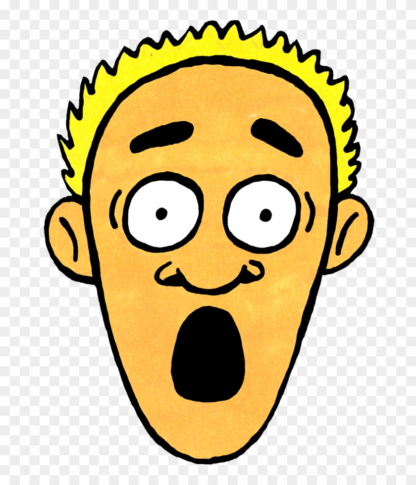 Clip Art Funny Surprised Face - Acute Treatment Of Ventricular Fibrillation - Png Download