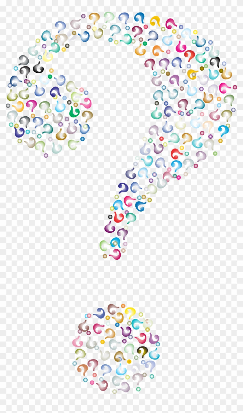 Jpg Black And White Library Prismatic Fractal Big Image - Question Mark Clipart Png Transparent Png #24261