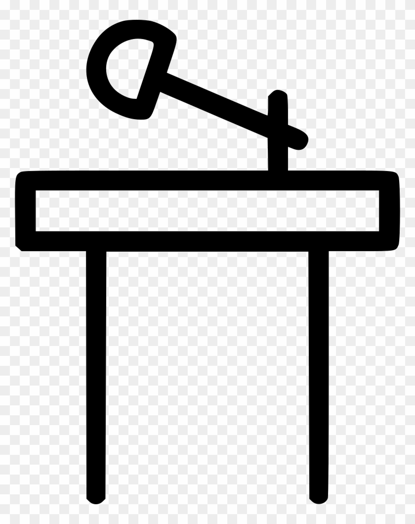 Png File - Speech Podium Clipart Png Transparent Png #24313