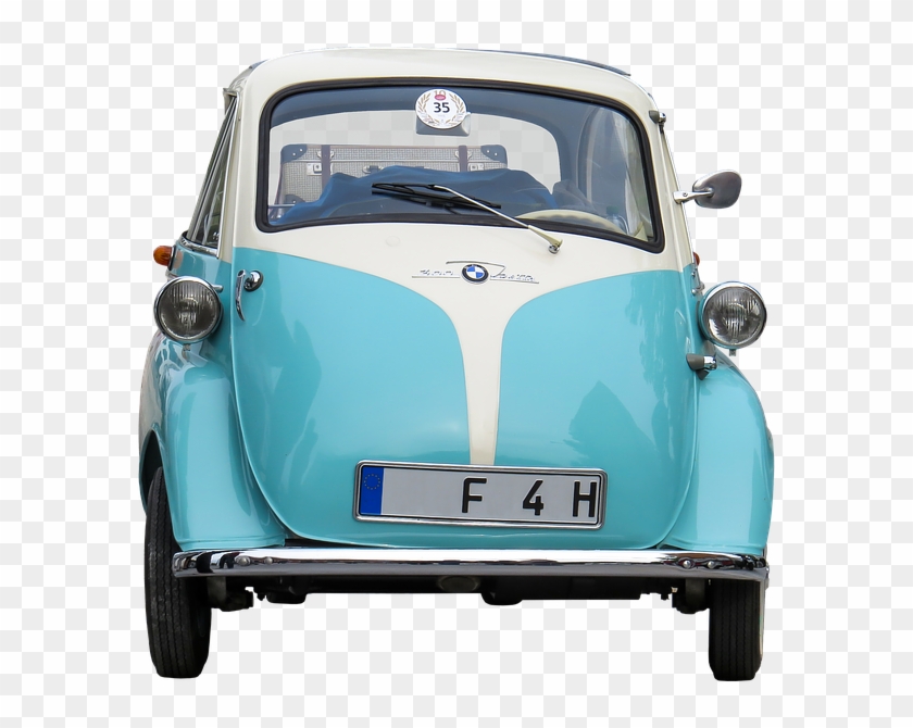 Oldtimer, Bmw, Isetta, Png, Isolated, Classic, Rarity - Old Car Front Png Clipart