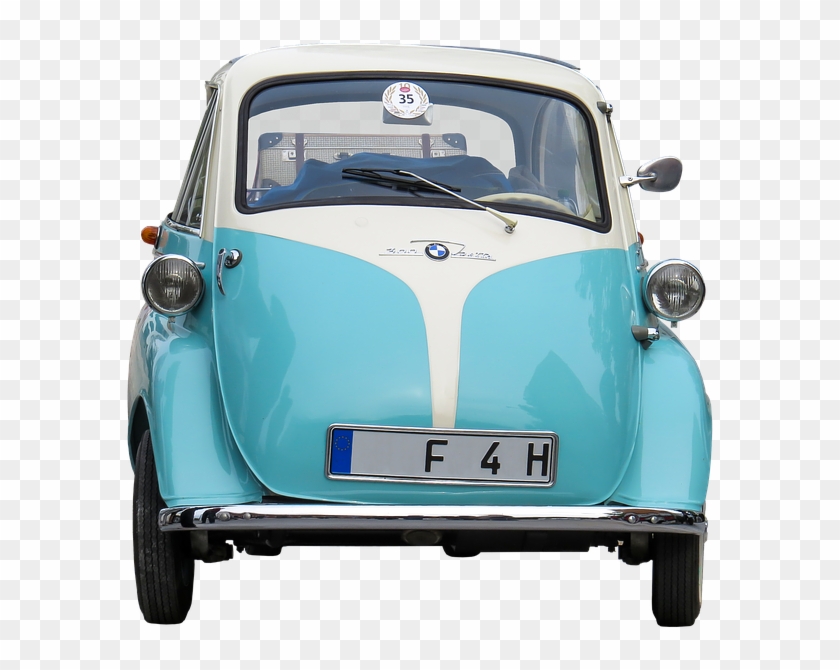 Oldtimer, Bmw, Isetta, Png, Isolated, Classic, Rarity - Old Car Front Png Clipart #24616