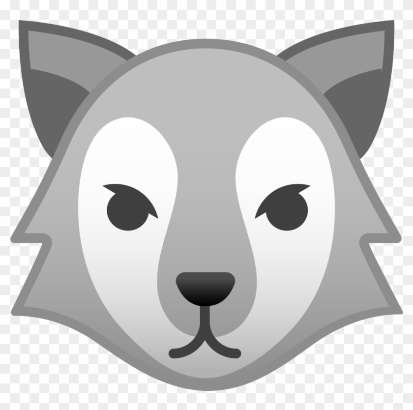 Download Svg Download Png - Wolf Emoji Clipart #24750