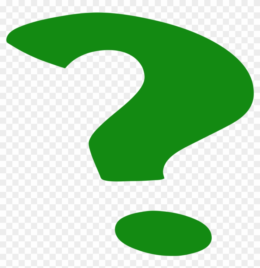2000 X 2000 0 - Green Question Mark Png Clipart