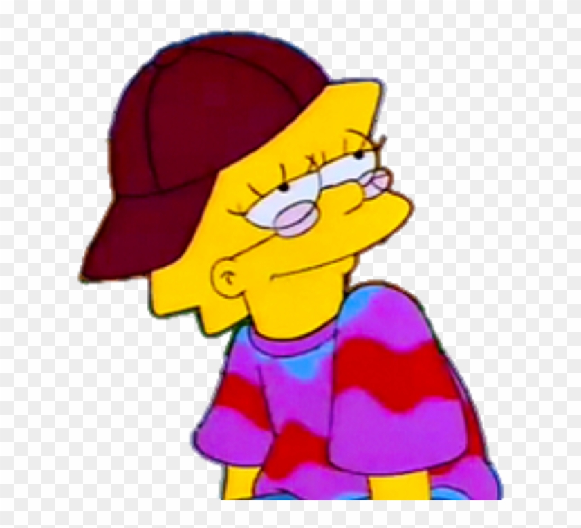 Tumblr Sticker - Lisa Simpson Clipart