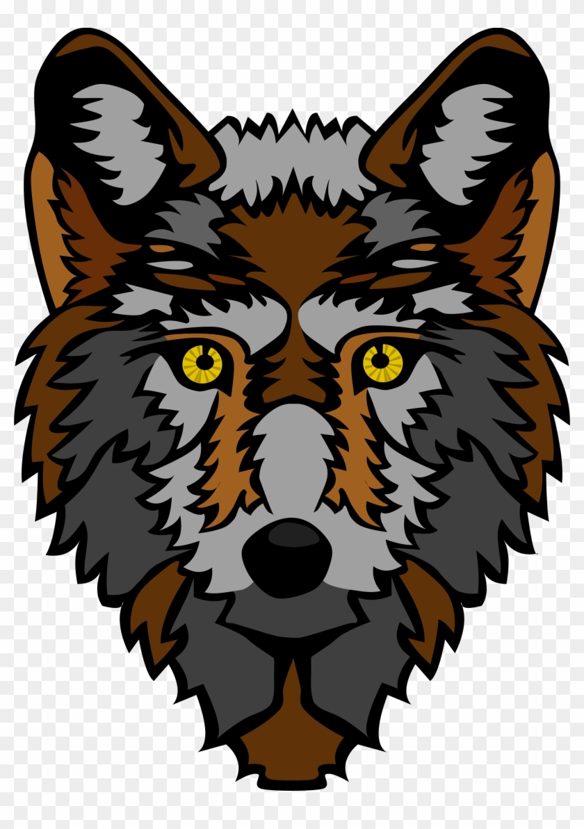 Gray Wolf Animation Cartoon Anime Drawing - Animated Wolf Face Clipart #25002
