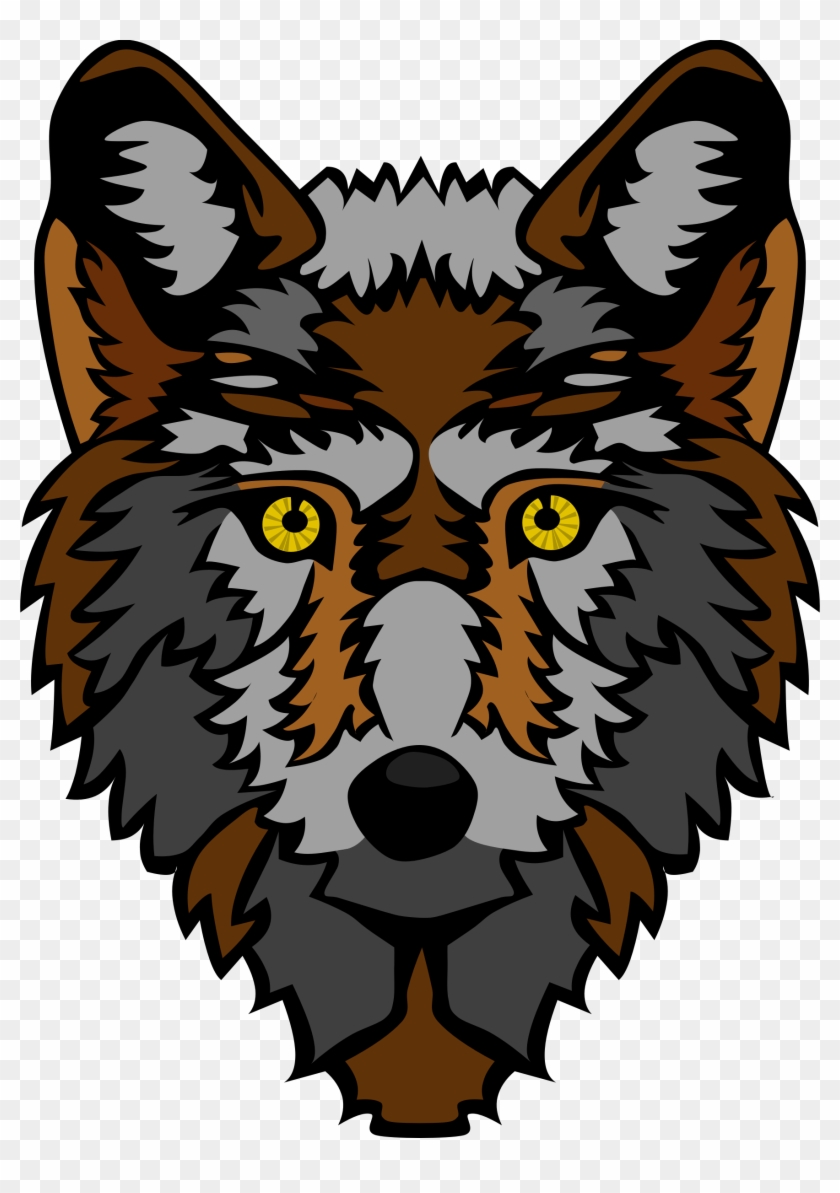 Gray Wolf Animation Cartoon Anime Drawing - Animated Wolf Face Clipart