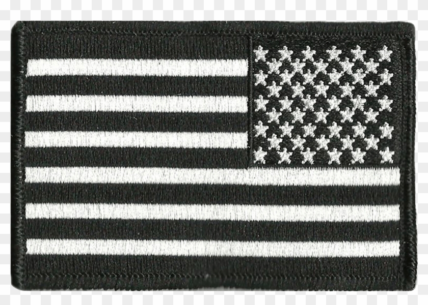 1024 X 1024 8 - Black And White Reversed Flag Patch Clipart #25123