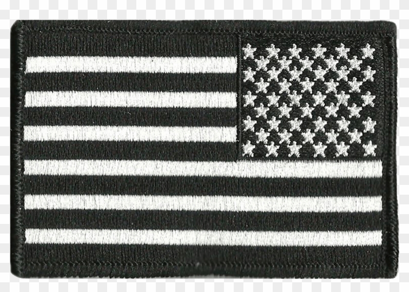 1024 X 1024 8 - Black And White Reversed Flag Patch Clipart