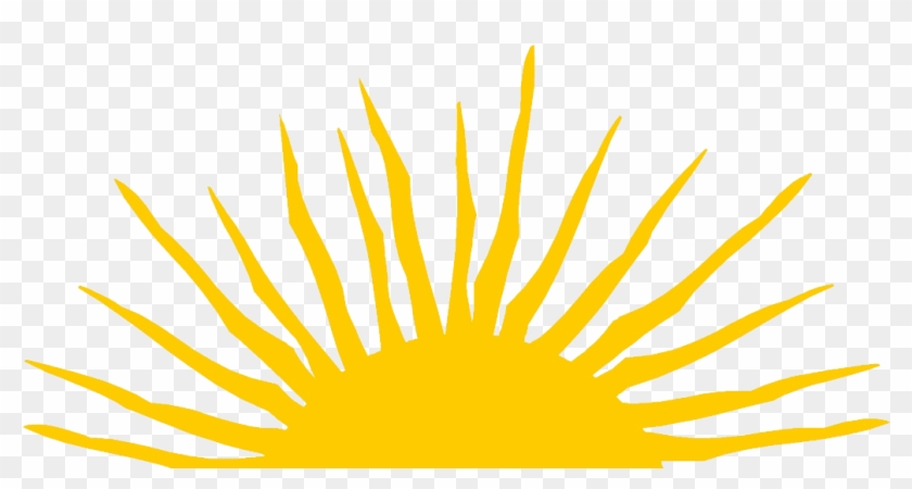 Half Sun Clipart Transparent Background - Png Download