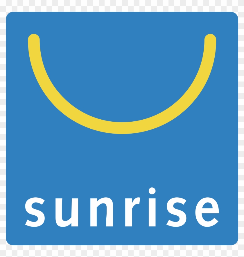 Sunrise Logo Png Transparent - Electric Blue Clipart