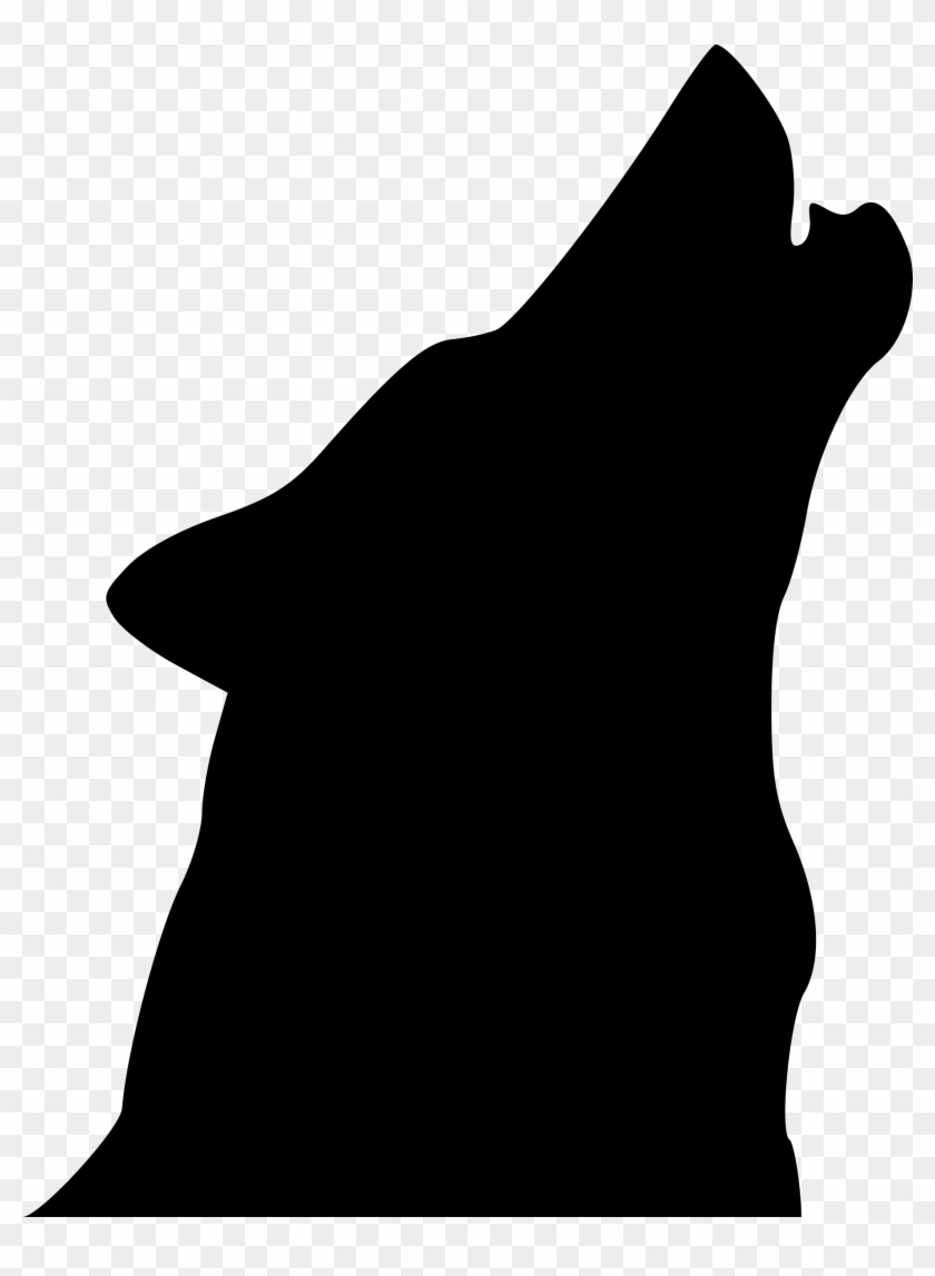 Wolf Head Howl 1 By Choochus - Howling Wolf Head Silhouette Clipart #25441