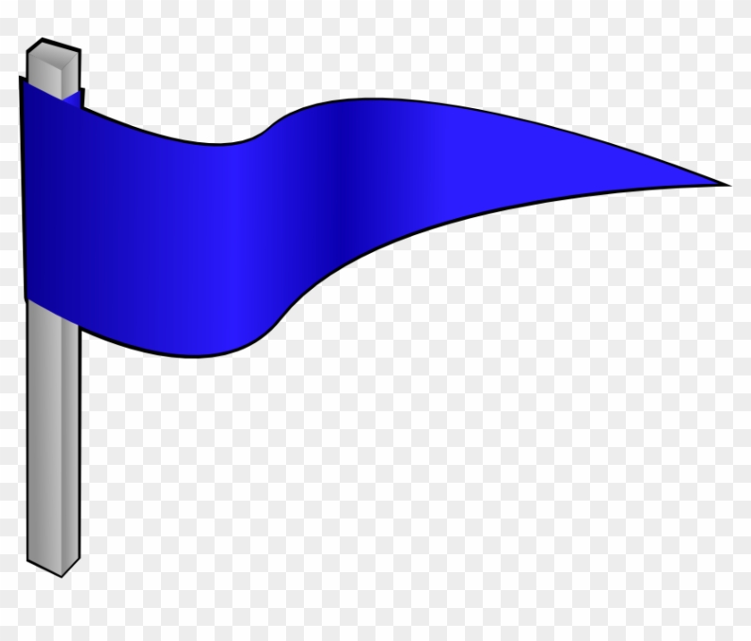 Flags Clip Art Black And White Free Clipart Images - Flag On A Pole - Png Download #25444