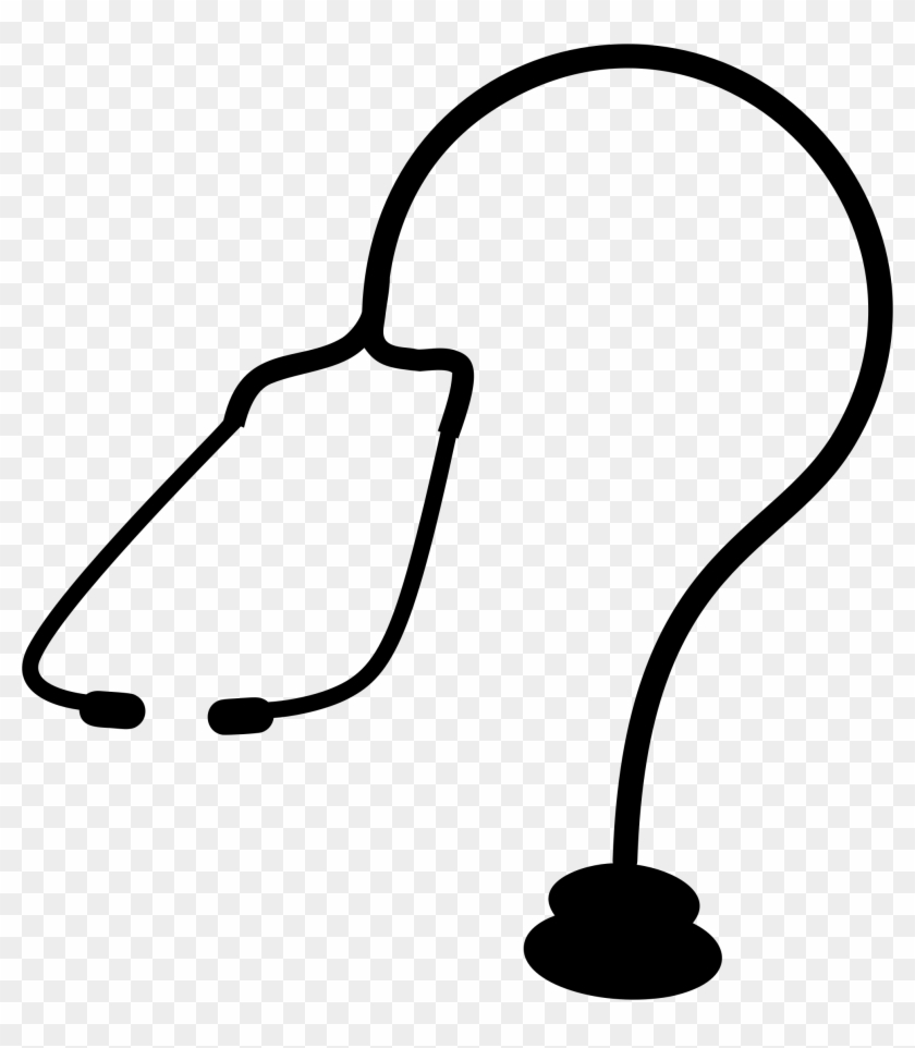 Big Image - Stethoscope Question Mark Png Clipart #25514