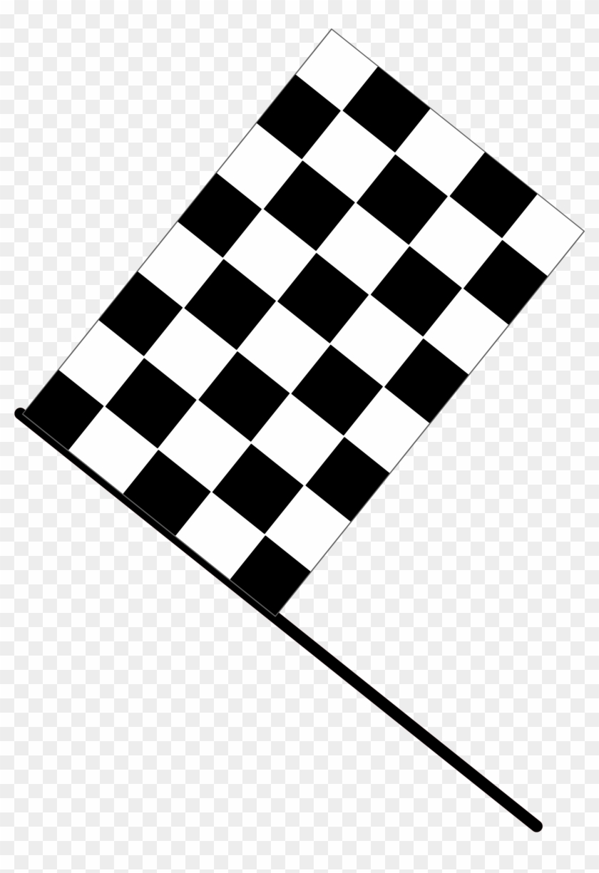 1701 X 2400 4 - Checkers Flag Clipart #25535