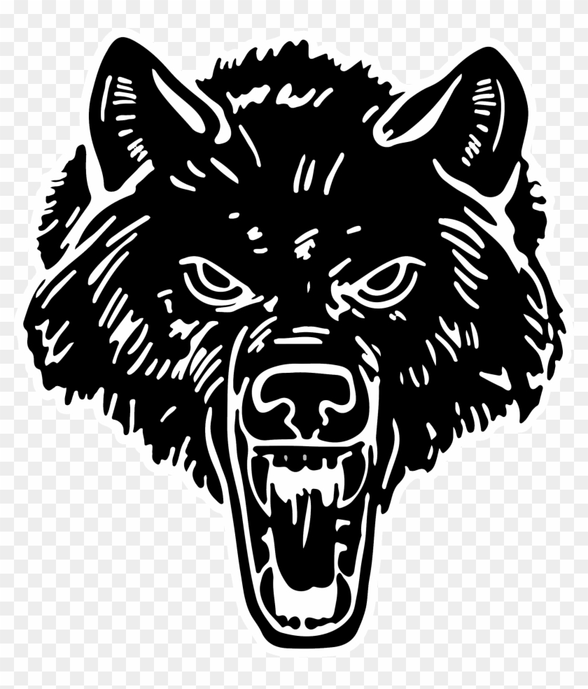 Manawa Wolf Head Full Sized Png - Illustration Clipart #25765
