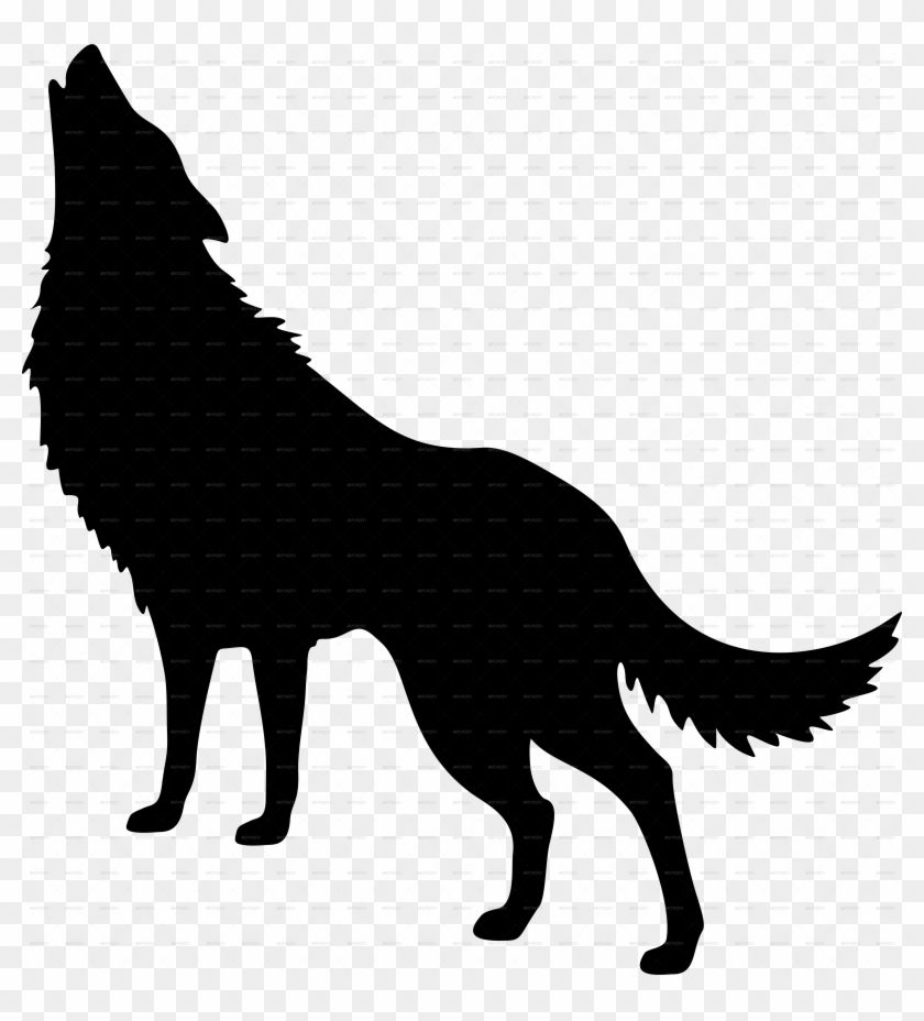 Wolf Howling - Wolf Howling At The Blue Moon Clipart