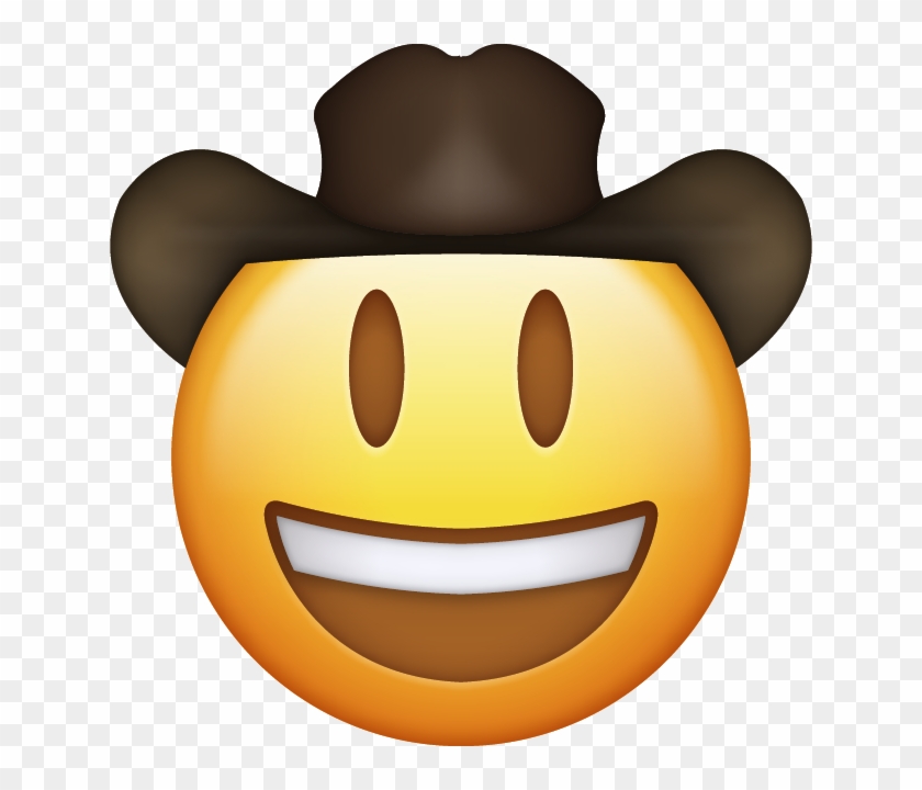 Emoji Emoticons Monkey Omg - Cowboy Emoji Png Clipart #25948