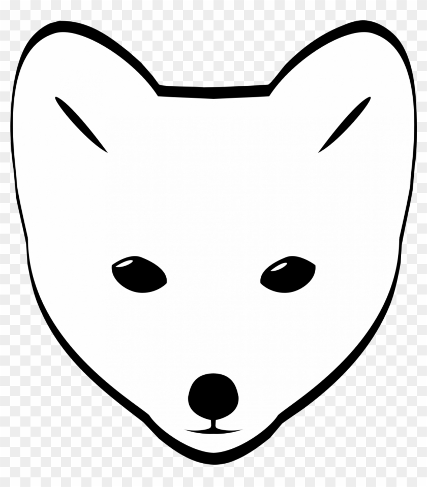 Large Size Of Easy Ways To Draw A Wolf Face Way Howling - Arctic Fox Face Drawing Clipart #26072