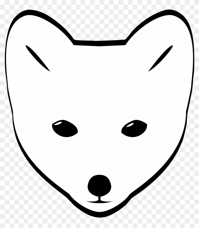 Large Size Of Easy Ways To Draw A Wolf Face Way Howling - Arctic Fox Face Drawing Clipart