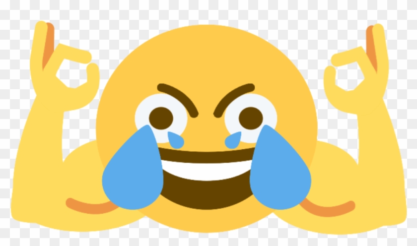 Here Is The Version - Open Eye Crying Laughing Emoji Clipart