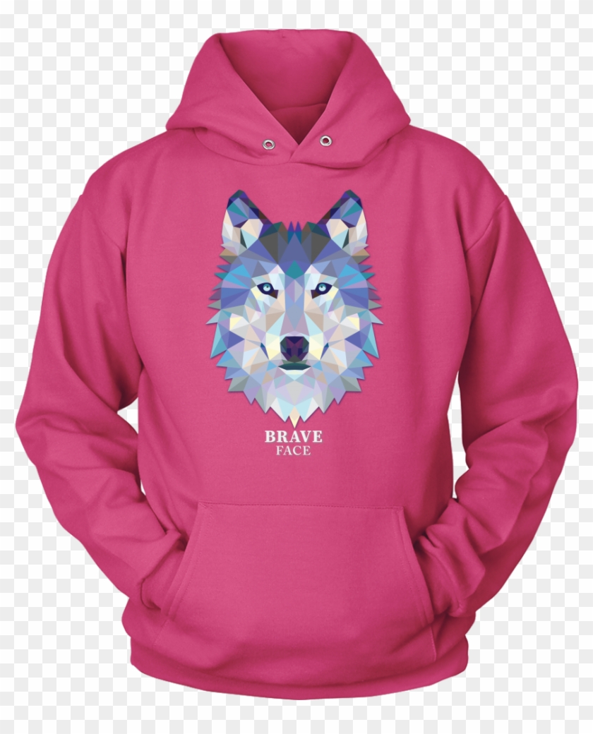 Brave Face Hoodie - Shirt Clipart #26348