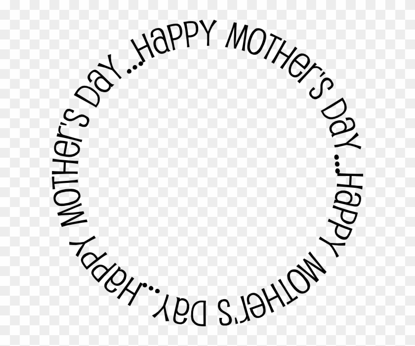 Happy Mother's Day Png - Happy Mothers Day Circle Clipart #26506