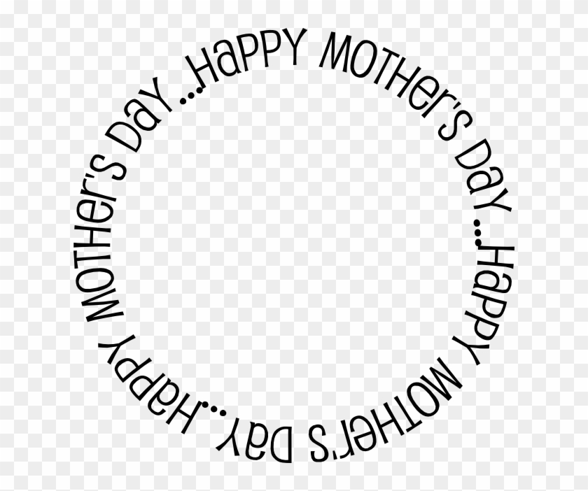 Happy Mother's Day Png - Happy Mothers Day Circle Clipart
