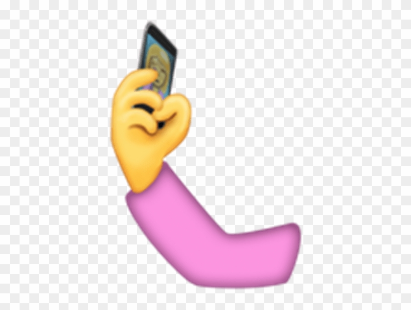 Taking Selfie Emoji - Selfie Emoji Png Clipart #26631