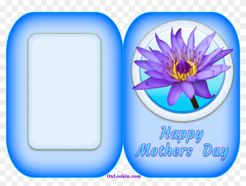 Happy Mothers Day Water Lily Flower - Water Lily Clipart