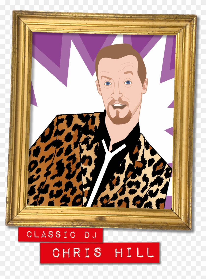 Arguably The Uk's First Superstar Club Dj, Chris Hill - Picture Frame Clipart #26709