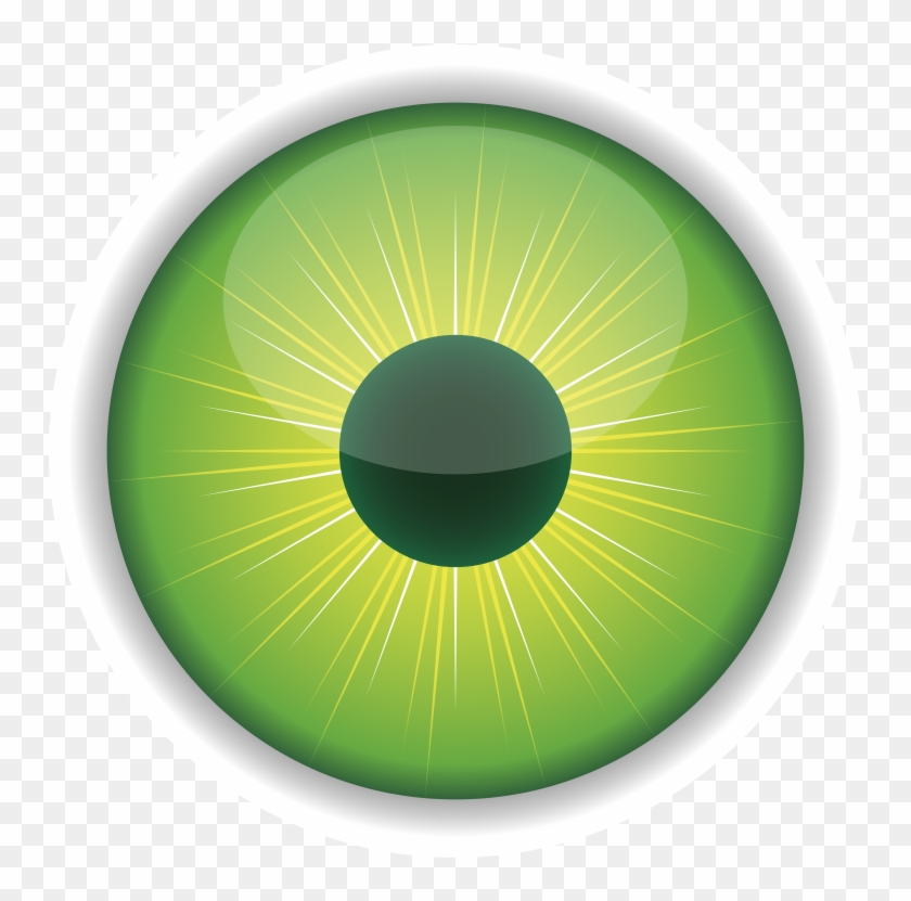Green Eye Clip Art - Portable Network Graphics - Png Download