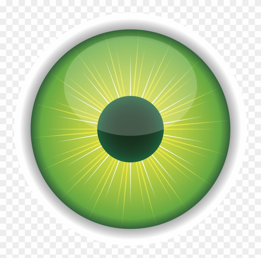 Green Eye Clip Art - Portable Network Graphics - Png Download