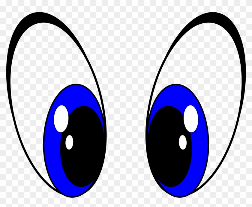 Transparent Blue Eyes Cartoon Clipart #27033