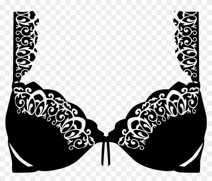 Clip Art Stock Bra Vector Logo - Lingerie Modas - Png Download