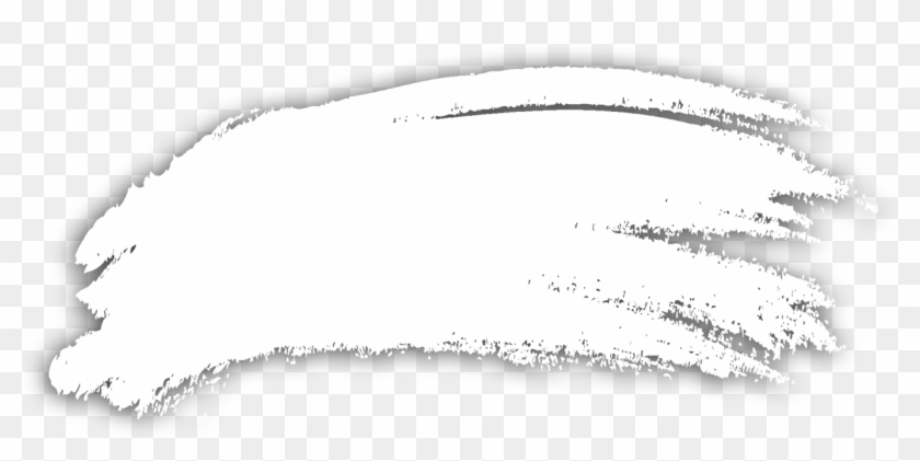 1435 X 574 156 2 - White Paint Strokes Transparent Clipart
