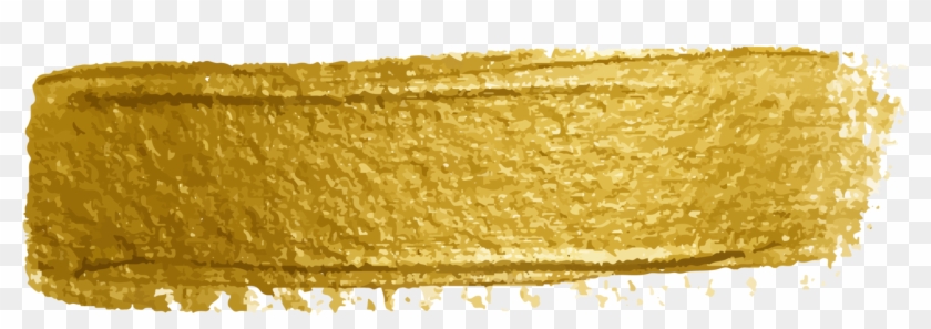 Ftestickers Watercolor Paint Brushstroke Gold - Paintbrush Clipart #27577