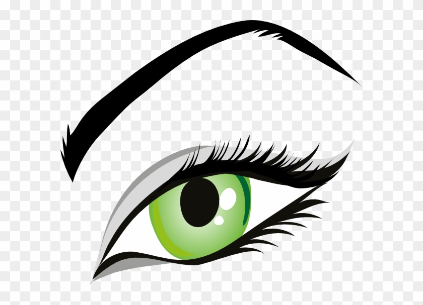 Picture Black And White Library Green Eye Panda Free - Eye Clipart - Png Download