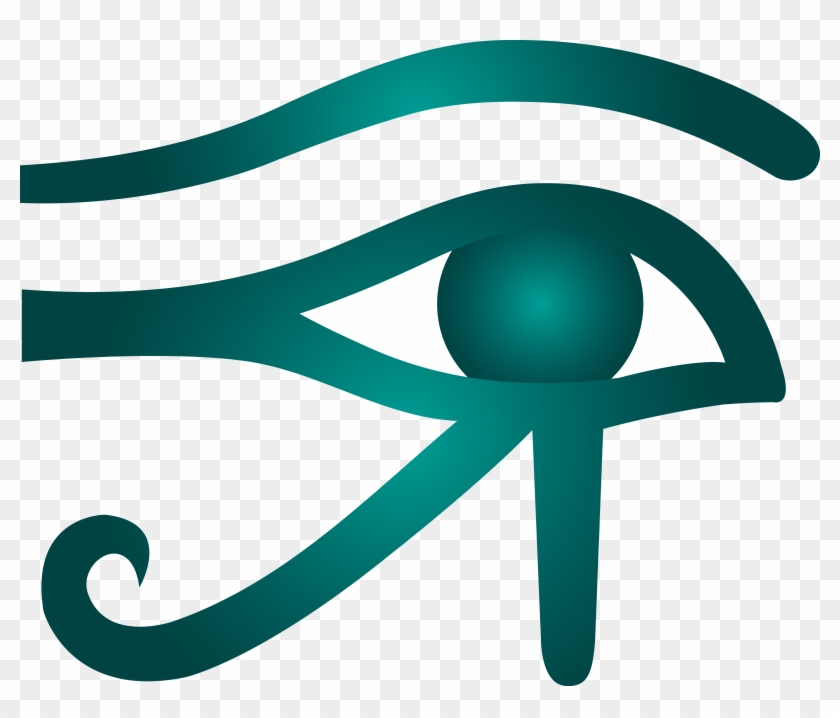 Eye Of Horus Teal Clip Art - Png Download