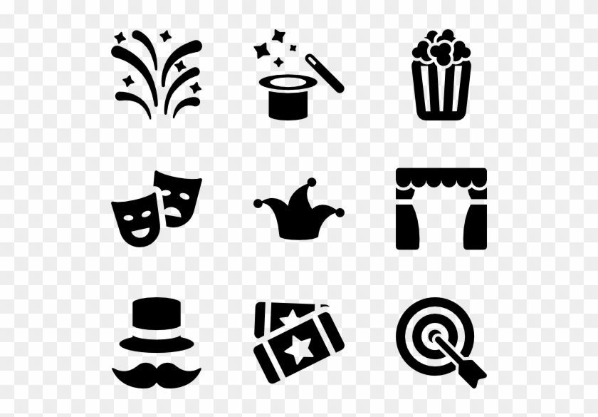 Carnival - Roads Icons Clipart #27929