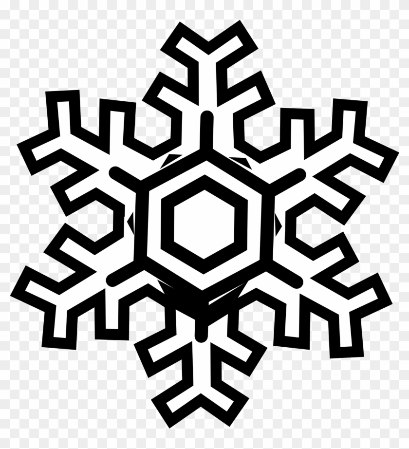 Black And White Snowflake Clip Art Hd Images 3 Hd Wallpapers - Snowflake Clip Art - Png Download